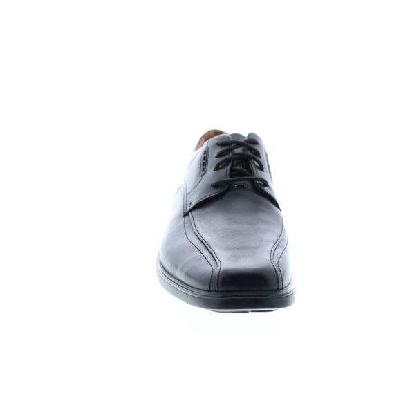 Clarks Mens Un Kenneth Bicycle Toe Oxford Black Shoes (NWT) - Picture 3 of 7